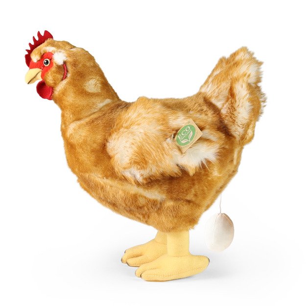 Plush hen 33 cm ECO-FRIENDLY