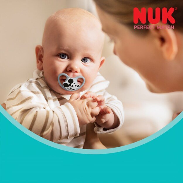 NUK Perfect Match Air Pacifier Disney Mickey Mouse 6-18 months red, 6-18 m 5