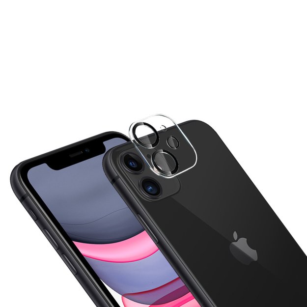 Crong Lens Shield apsauginis stiklas, skirtas iPhone 11 5