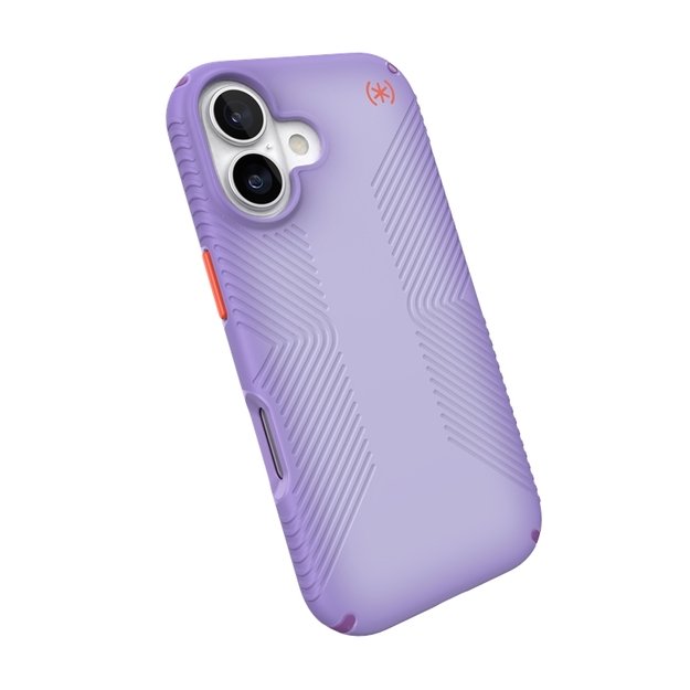 Speck Presidio Lux Grip MagSafe - iPhone 17 Case (Purple Fade/Magic Purple/New Poppy) 7