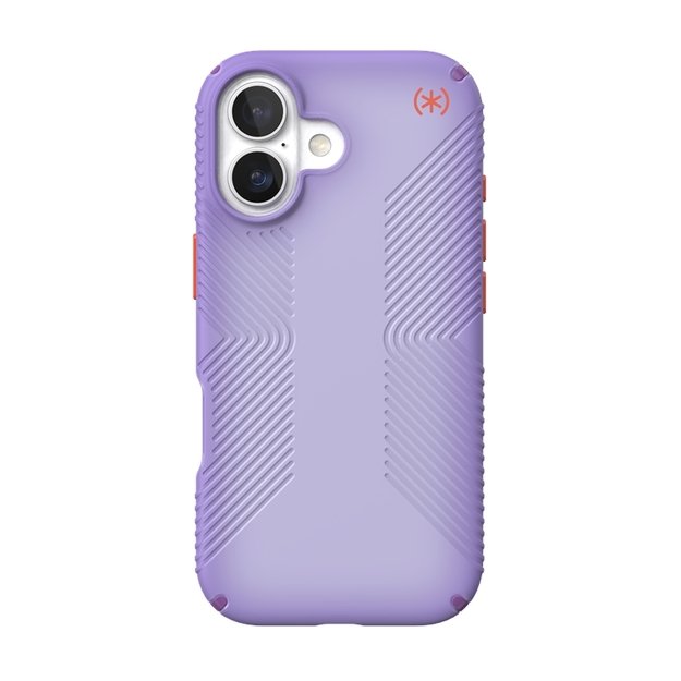 Speck Presidio Lux Grip MagSafe - iPhone 17 Case (Purple Fade/Magic Purple/New Poppy) 8