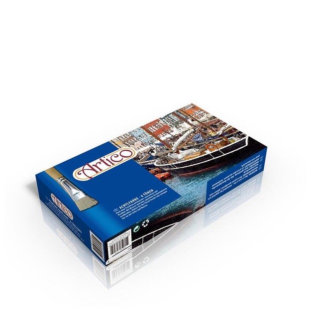 Artico - Akrilinių dažų rinkinys 75 ml 6 spalvos 6