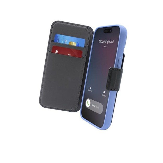 PURO Folio MagSafe dėklas – dėklas 2in1, skirtas iPhone 15 Plus / 14 Plus / 12 Pro Max (juodas) 9