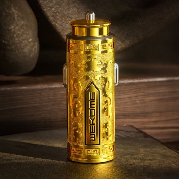 WEKOME WP-C37 Sakin serija – USB-C ir USB-A greito įkrovimo PD 20 W automobilinis įkroviklis (auksinis) 8