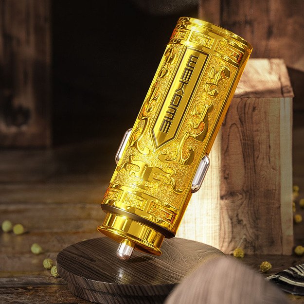 WEKOME WP-C37 Sakin serija – USB-C ir USB-A greito įkrovimo PD 20 W automobilinis įkroviklis (auksinis) 4