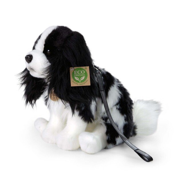 Plush King Charles Spaniel with leash 27 cm ECO-F.