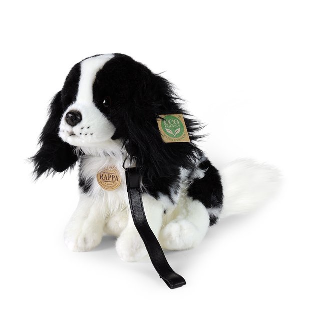 Plush King Charles Spaniel with leash 27 cm ECO-F.