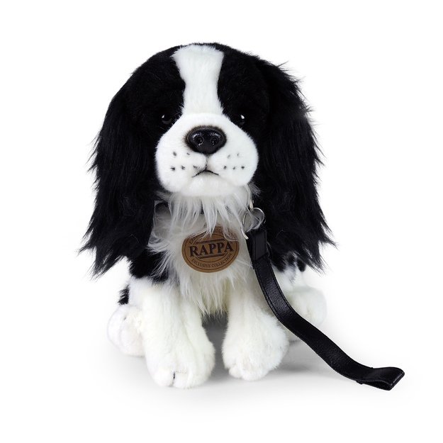 Plush King Charles Spaniel with leash 27 cm ECO-F.