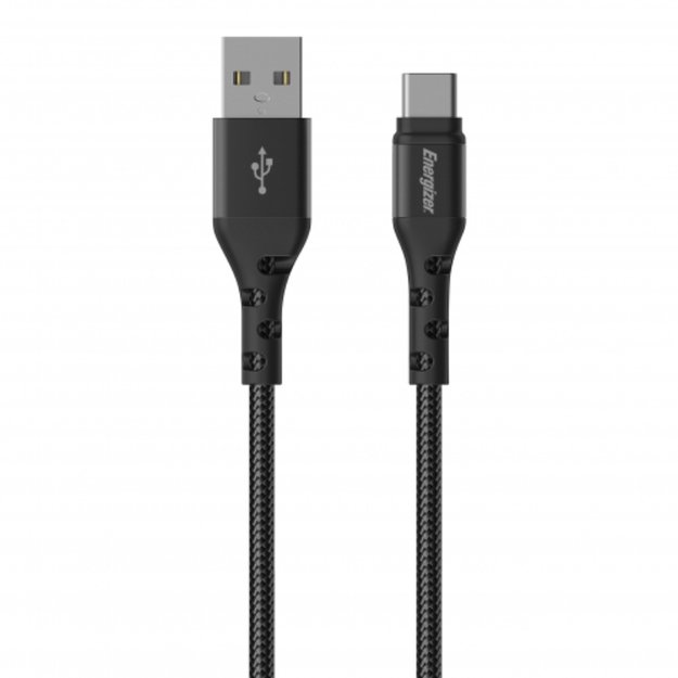 Energizer Ultimate – USB-A į USB-C jungiamasis laidas 2 m (juodas)