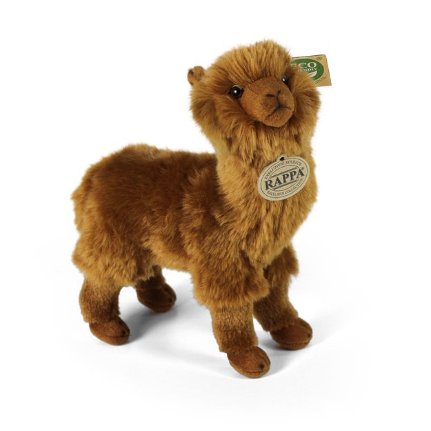 Plush brown lama 23 cm ECO-FRIENDLY