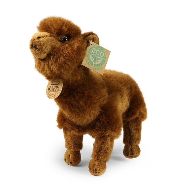 Plush brown lama 23 cm ECO-FRIENDLY