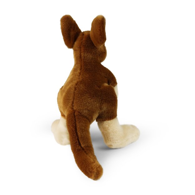 Plush kangaroo with cub 27cm ECO-FRIENDLY