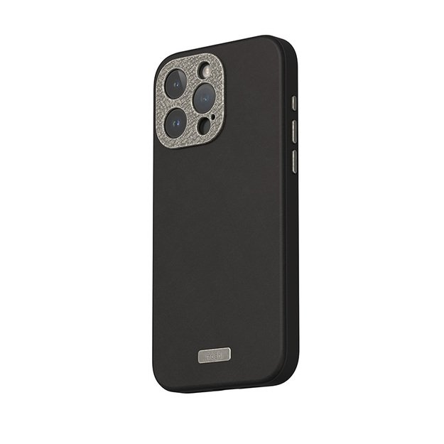 Moshi Napa MagSafe – odinis dėklas, skirtas iPhone 15 Pro (Midnight Black)