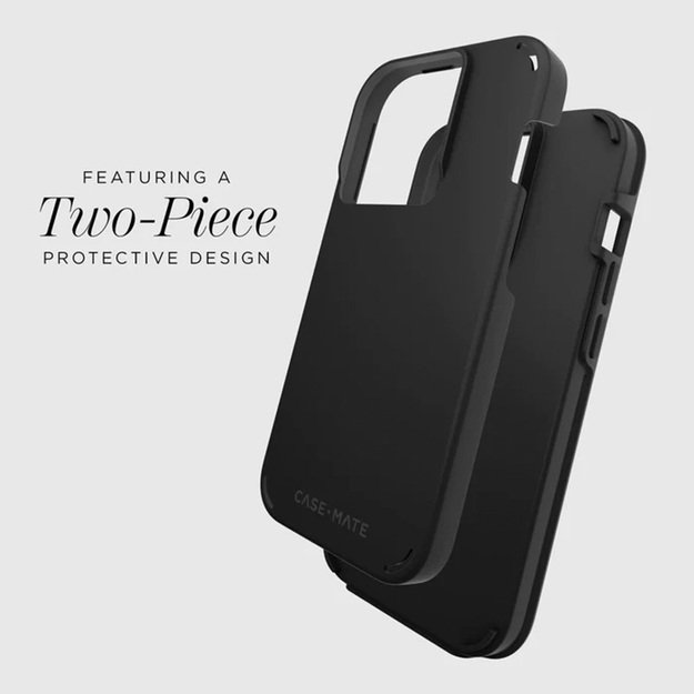 Case-Mate Tough Duo – iPhone 15 Pro Max dėklas (juodas)