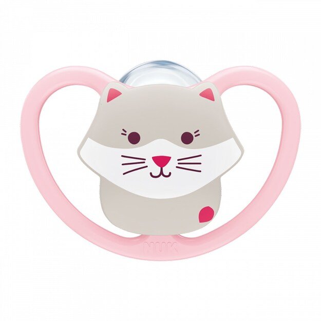 NUK Perfect Match Air CAT pacifier 6-18m 1pc box, 6-18 m