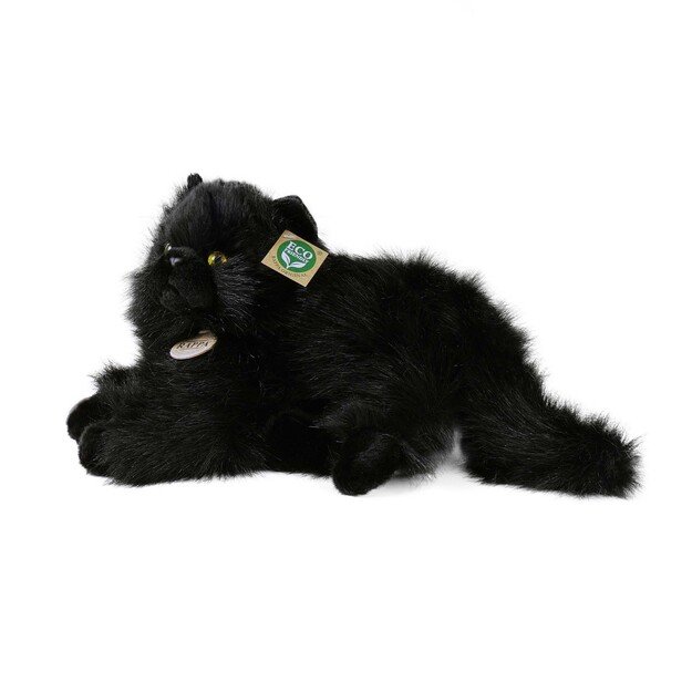 Plush black cat 30 cm ECO-FRIENDLY