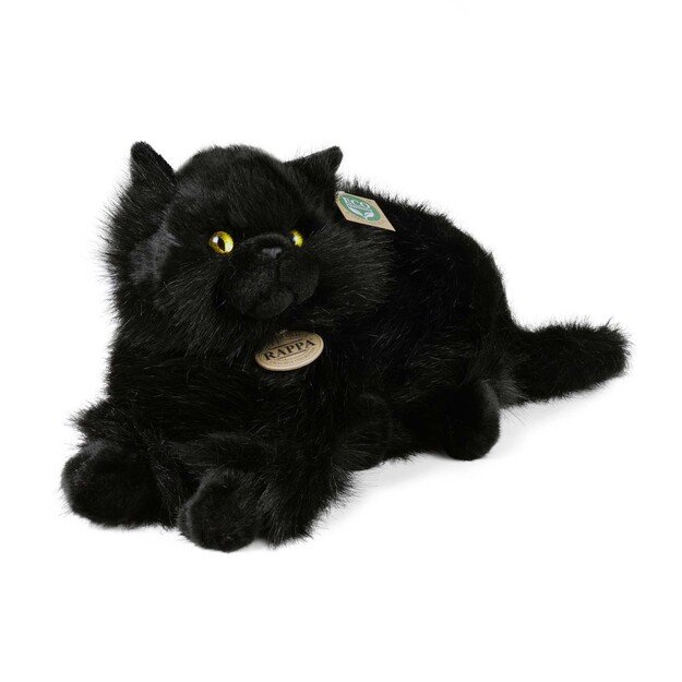 Plush black cat 30 cm ECO-FRIENDLY