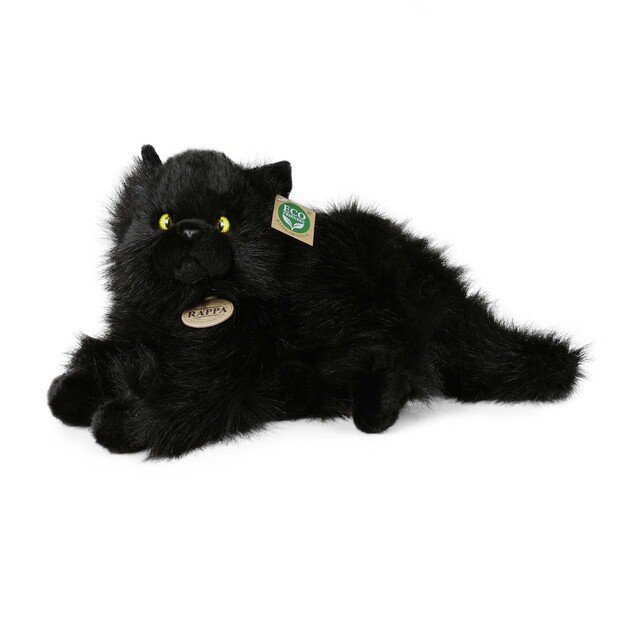 Plush black cat 30 cm ECO-FRIENDLY