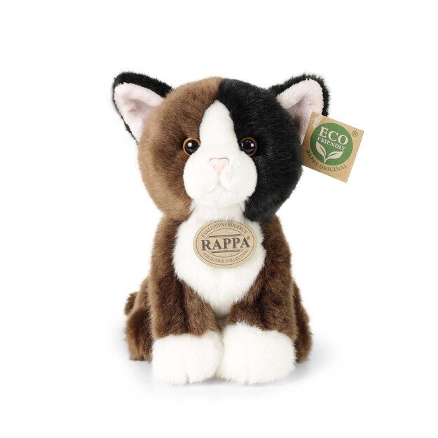 Plush three-colored cat 18 cm ECO-F.