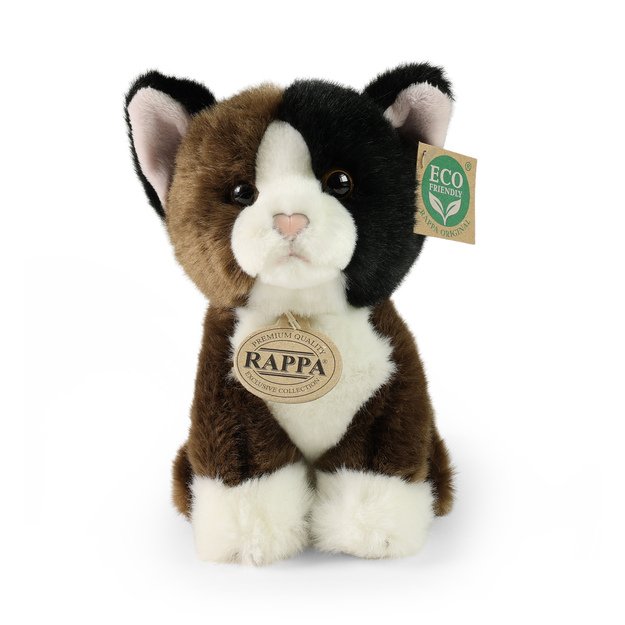 Plush three-colored cat 18 cm ECO-F.