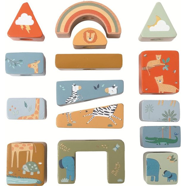 2Kids Toys Safari Dice Stacking