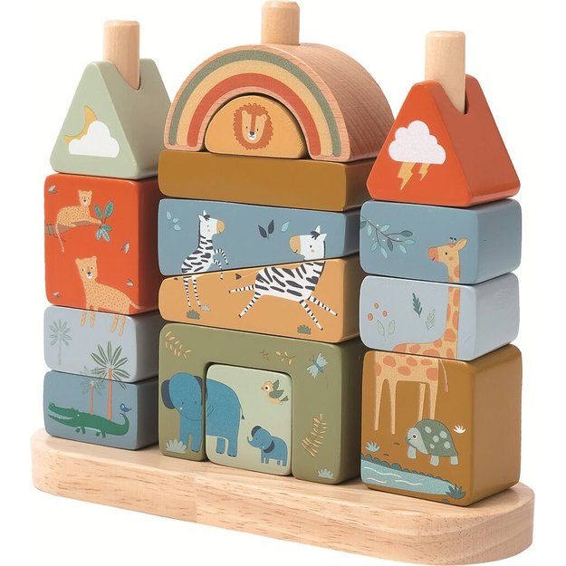 2Kids Toys Safari Dice Stacking