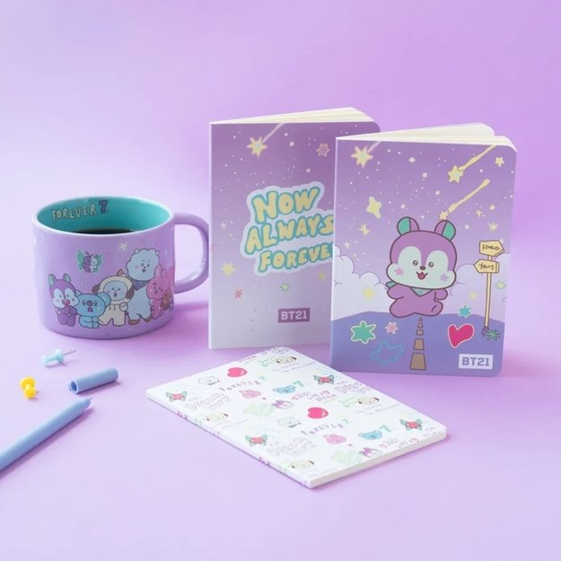 BT21 - Set of A6 MANG notebooks (3 pieces) 6