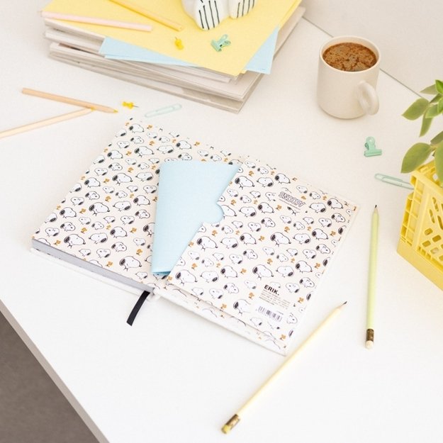 Snoopy - Plush notebook / notebook A5 from the Lazy Days collection 6