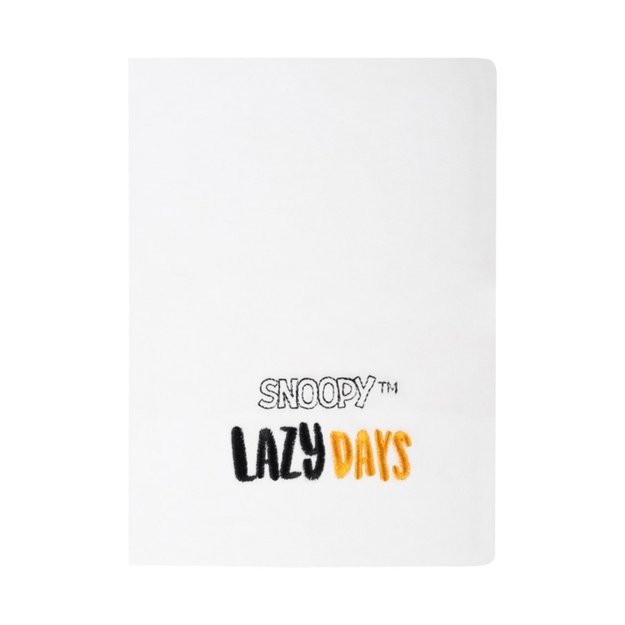 Snoopy - Plush notebook / notebook A5 from the Lazy Days collection 2