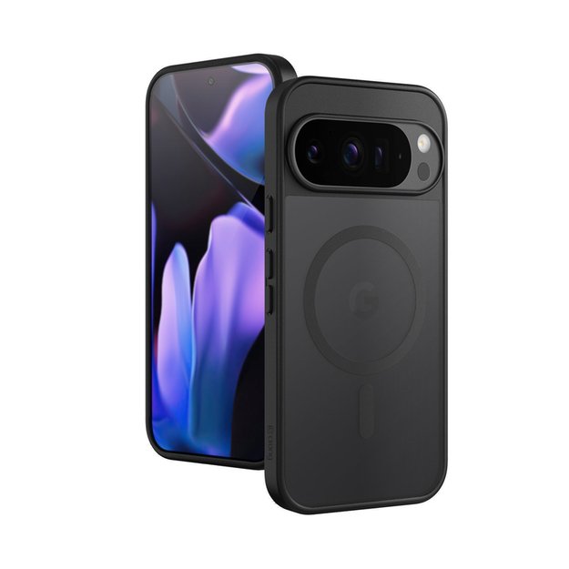 Crong Hybrid Matte Magnetic - MagSafe Case Google Pixel 9 Pro (Black) 1