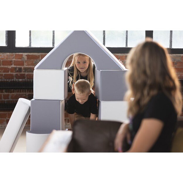 Foam Blocks &ndash; Giant Building Set 11 pcs white-grey 4