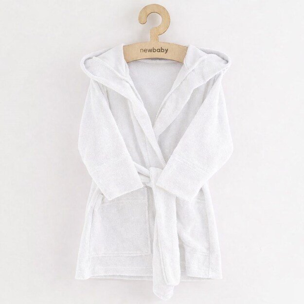 Baby terry bathrobe New Baby white, 80/86