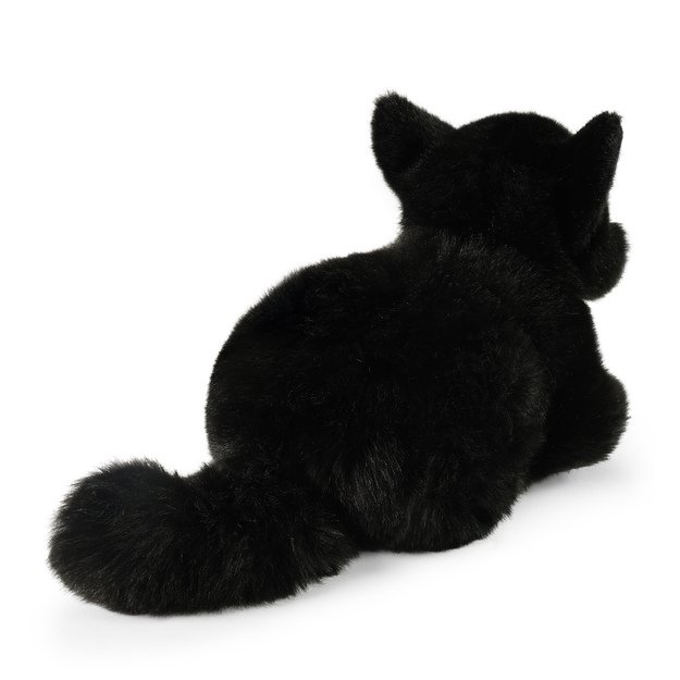 Plush black cat 22 cm ECO-FRIENDLY