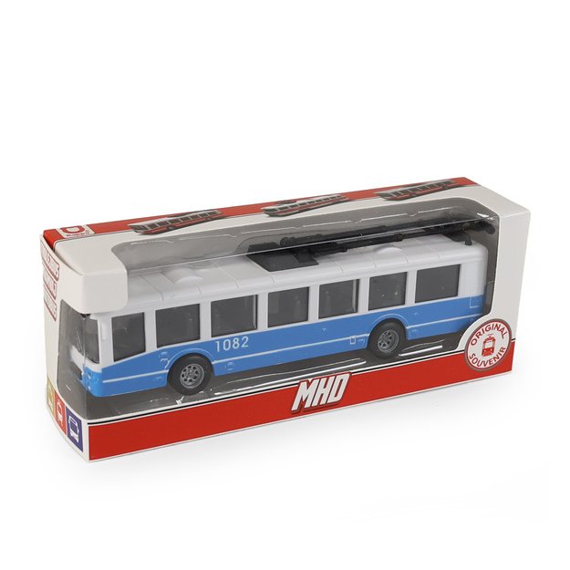 Trolejbus modr&yacute;
