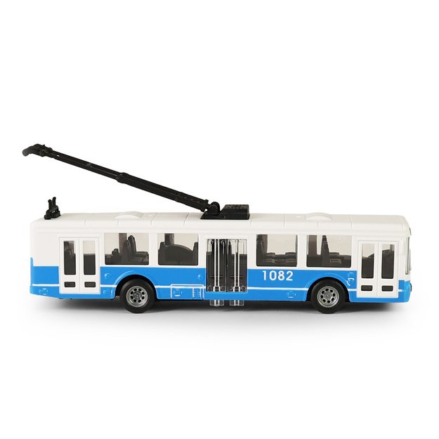 Trolejbus modr&yacute;