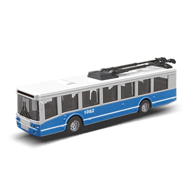 Trolejbus modr&yacute;