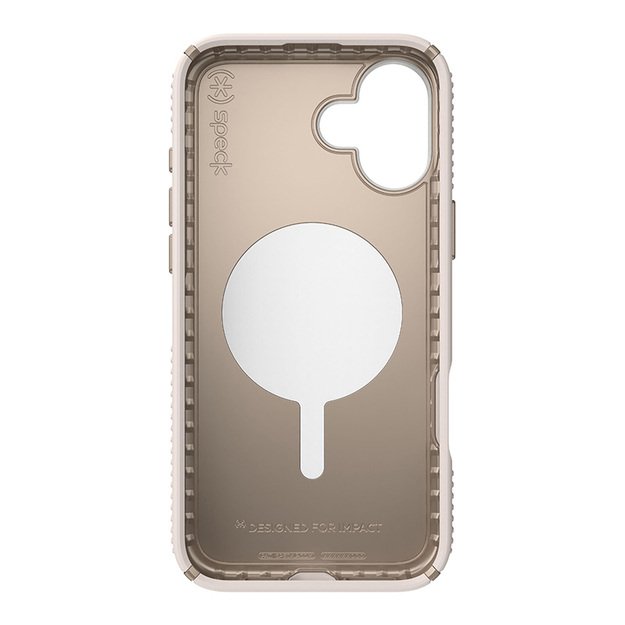 Speck Presidio2 Grip ClickLock & MagSafe – dėklas, skirtas iPhone 16 Plus (balintas kaulas / Heirloom Gold / Hazel Brown)