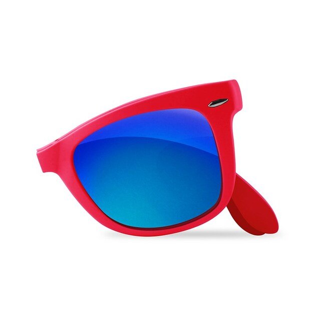 PURO Sunny Kit – dėklo rinkinys, skirtas iPhone SE (2022/2020) / 8/7 + sulankstomi akiniai nuo saulės (raudoni) 14