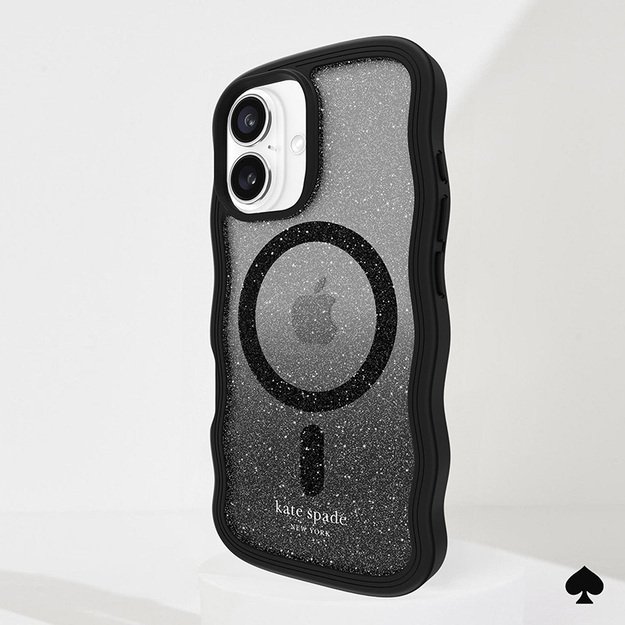 Kate Spade New York Wavy MagSafe – dėklas, skirtas iPhone 16 (Nightfall) 18