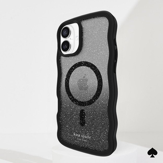 Kate Spade New York Wavy MagSafe – dėklas, skirtas iPhone 16 Plus (Nightfall) 19