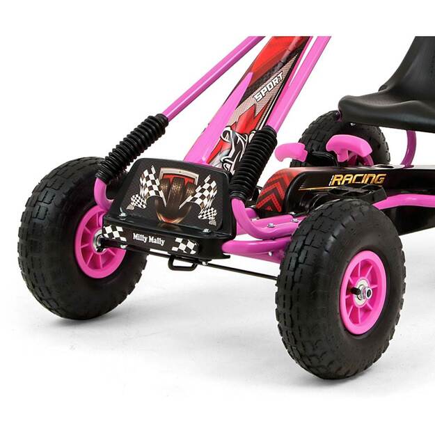 Kids Go-kart Milly Mally Thor pink