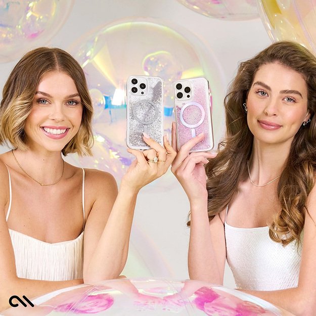 Case-Mate Waterfall MagSafe – dėklas, skirtas iPhone 16 Pro (sidabras) 21