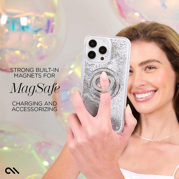 Case-Mate Waterfall MagSafe – dėklas, skirtas iPhone 16 Pro (sidabras) 22