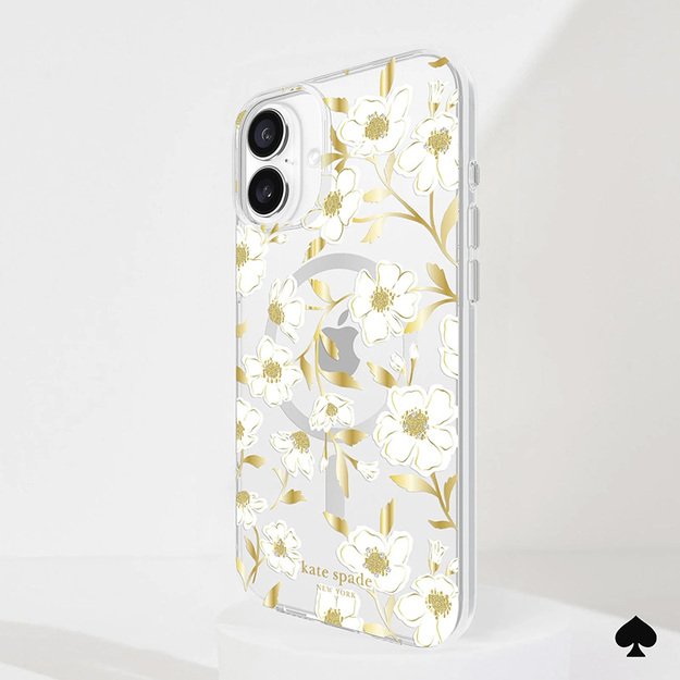 Kate Spade Niujorko apsauginiai brangakmeniai „MagSafe“ – „iPhone 16 Plus“ dėklas („Sunshine Floral“)