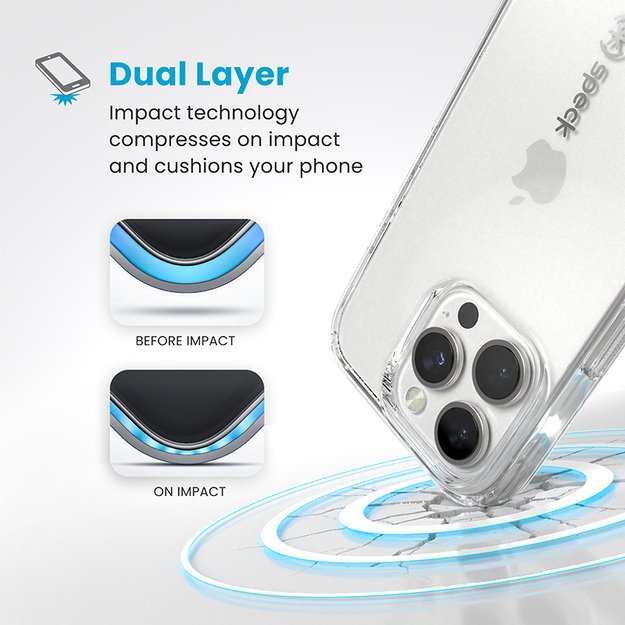 Speck Gemshell – dėklas, skirtas iPhone 16 Pro (aiškus) 2 Speck Gemshell – dėklas, skirtas iPhone 16 Pro (aiškus) 2