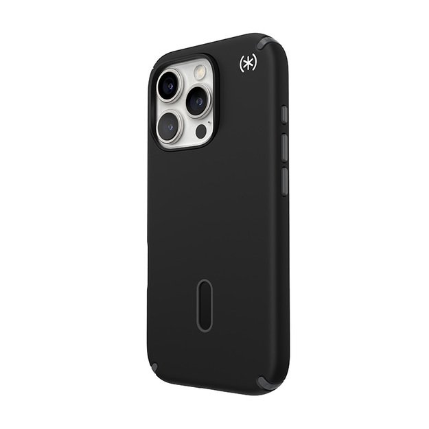 Speck Presidio2 Pro ClickLock & MagSafe – dėklas, skirtas iPhone 16 Pro (juodas / šiferio pilkas / baltas) 31