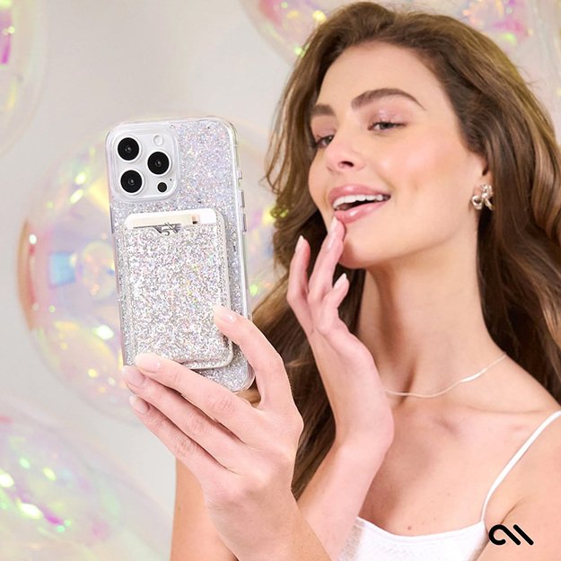 Case-Mate Twinkle MagSafe – dėklas, skirtas iPhone 16 Pro (diskoteka)