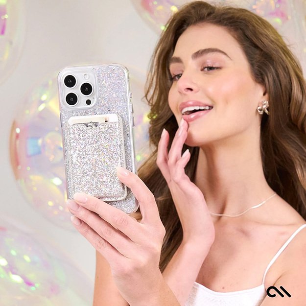 Case-Mate Twinkle MagSafe – dėklas, skirtas iPhone 16 Pro (diskoteka)