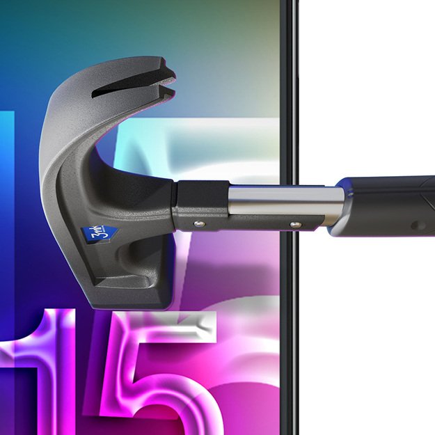 3mk Silky Matt Pro – matinė apsauginė plėvelė skirta iPhone 15 Pro Max 11