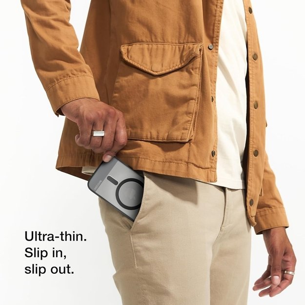 Incase Slim Case MagSafe – dėklas iPhone 16 (juodas) 9